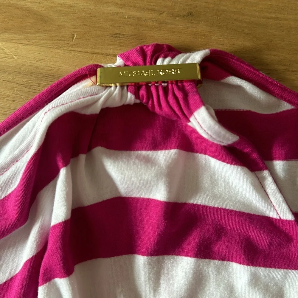 MICHAEL KORS open shoulder oversized top